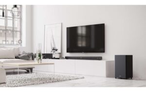 Sharp HT-SBW460 Dolby Atmos Soundbar 3.1 mit Wireless Sub, 440W, Bluetooth
