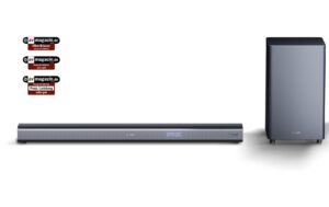Sharp HT-SBW460 Dolby Atmos Soundbar 3.1 mit Wireless Sub, 440W, Bluetooth