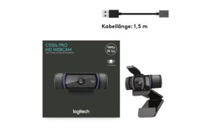 Logitech Webcam C920S Pro Hd USB