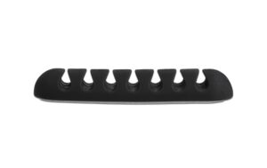 Delock Kabelhalter, TPR, selbstkl. 6 Stück, schwarz, D. 4 mm