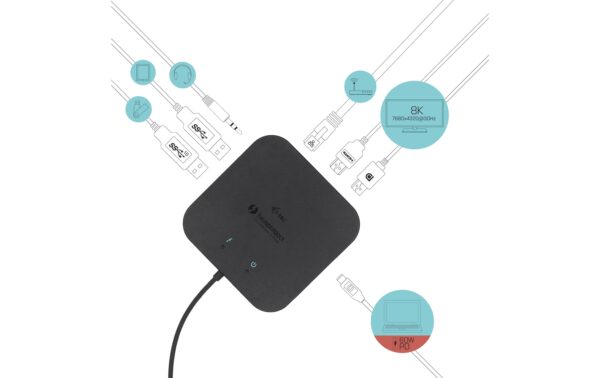 1136713_2 - Mediatech i-tec Thunderbolt3 Travel Dockingstation Dual 4K