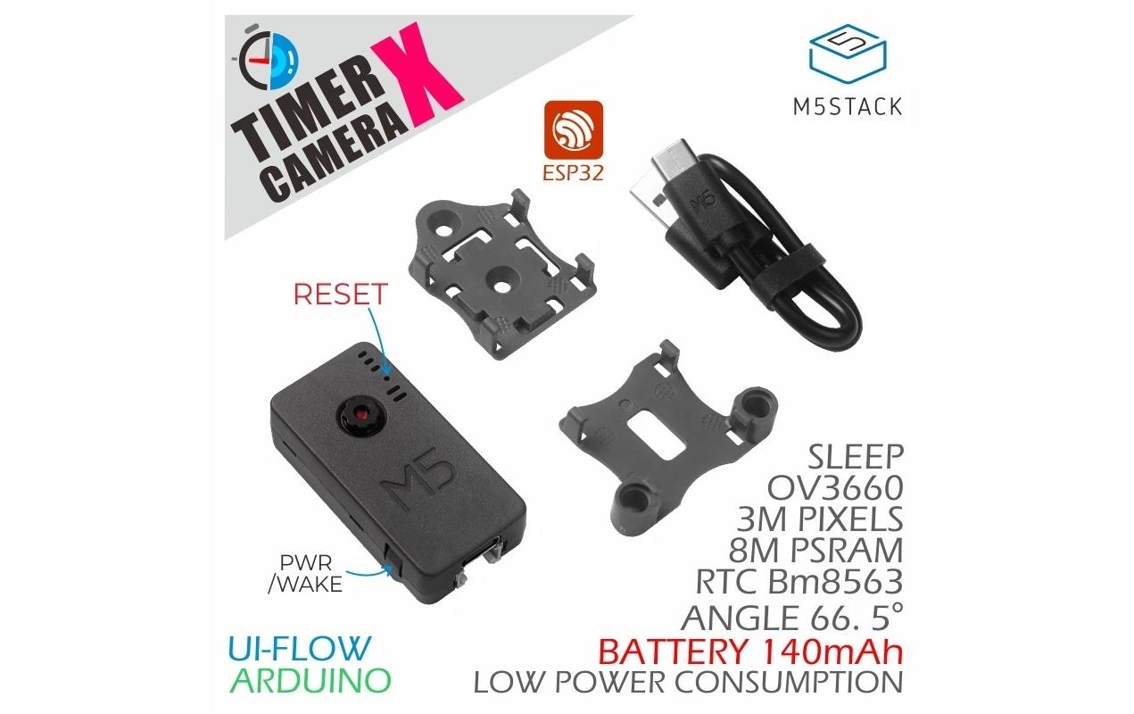 1136988_1 - Mediatech M5Stack ESP32 PSRAM Timer Camera X OV3660