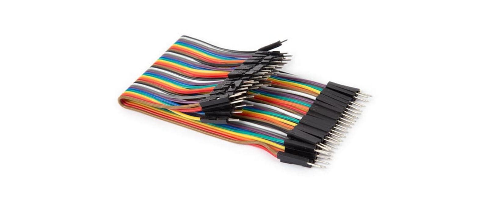 1138705 - Mediatech Whadda 40 PINS 15 CM M/M JUMPER WIRE (FLAT CABLE) kaufen Schweiz | Mediatech.ch
