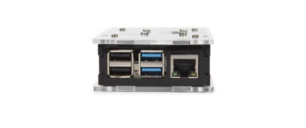 1138727_5 - Mediatech Whadda TRANSPARENT CASE WITH COOLING FOR RASPBERRY PI 4