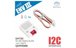 M5Stack ENV III Unit with Temp. Humidity Pressure Sensor, DHT12+QMP6988