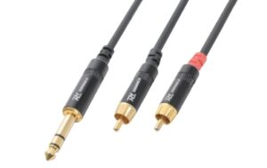 1141047 - Mediatech PD Connex CX84-3 Audiokabel 6.3 Klinke - 2x Cinch, 3m kaufen Schweiz | Mediatech.ch