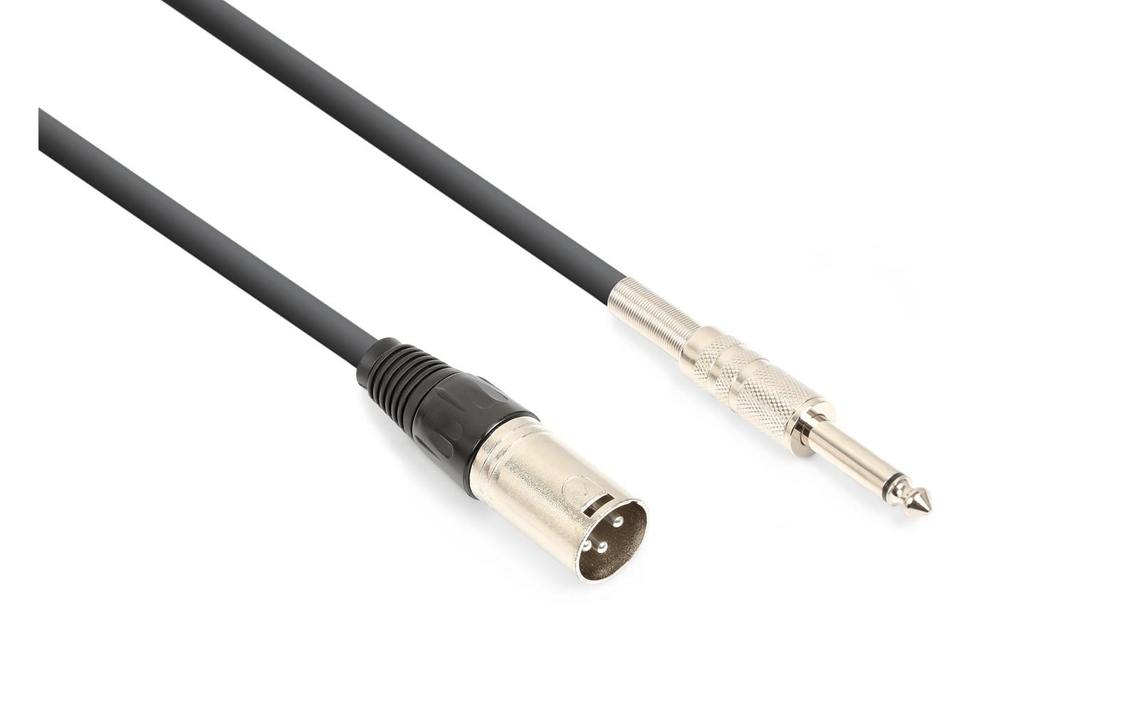 Vonyx CX312-3 Linekabel XLRm - 6.3 male, asymmetrisch 3m