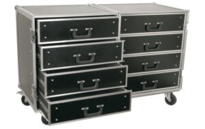 Power Dynamics PD-FA4 Flightcase mit 8 Schubladen kaufen Schweiz | Mediatech.ch
