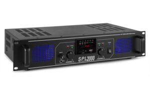 Skytec SPL 2000MP3 2-Kanal Endstufe 2x 1000W, schwarz
