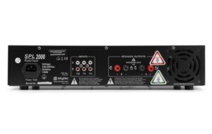 Skytec SPL 2000MP3 2-Kanal Endstufe 2x 1000W, schwarz