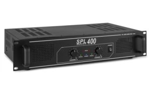 Skytec SPL 400 Black 2-Kanal Endstufe 2x 200W, schwarz