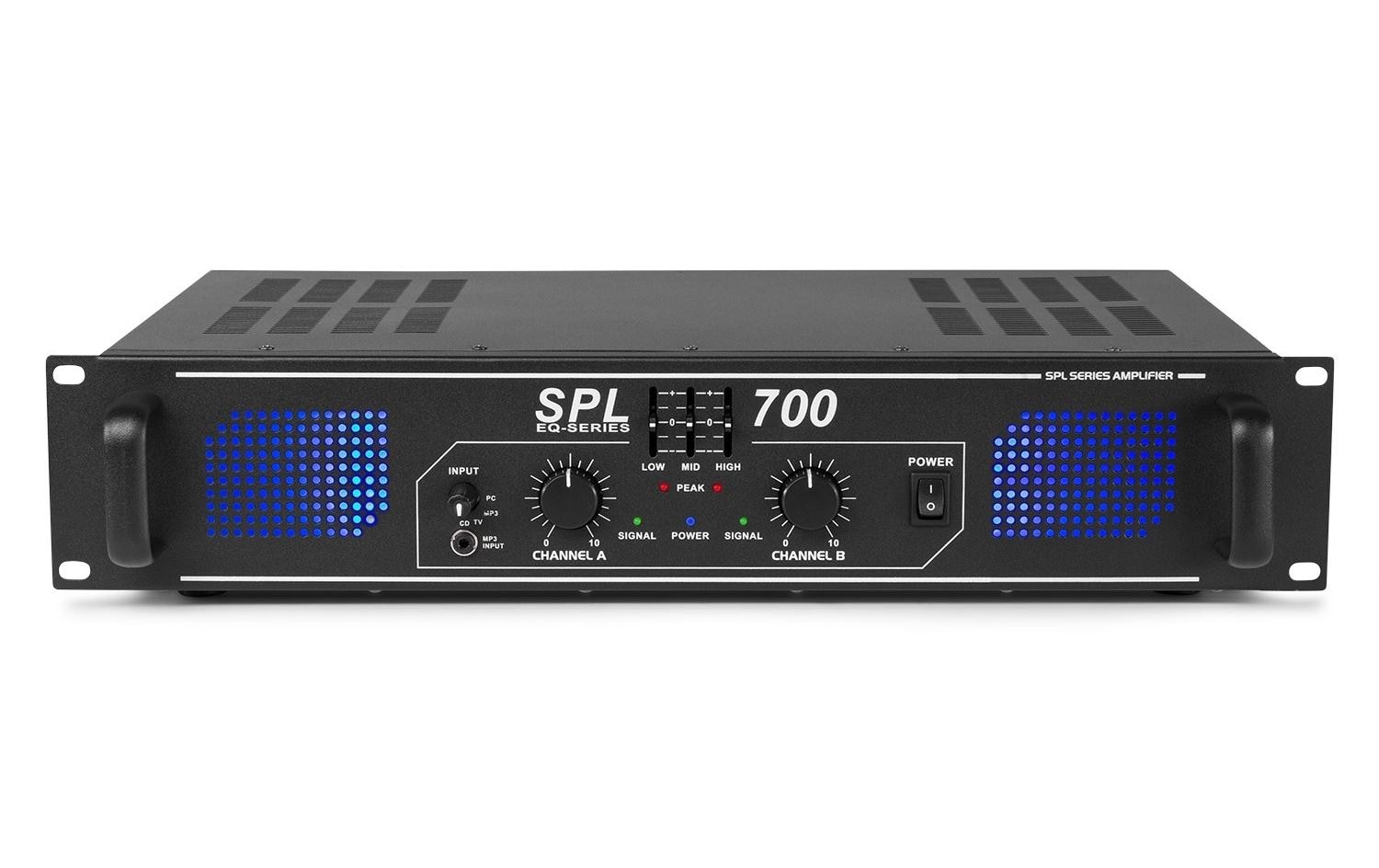 1141225 - Mediatech Skytec SPL 700 2-Kanal Endstufe 2x 350W, EQ kaufen Schweiz | Mediatech.ch