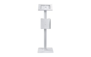 1141358_2 - Mediatech PureMounts PDS-5921 Tablet Standfuss Weiss, iPad / Galaxy, Abschliessbar, Fach