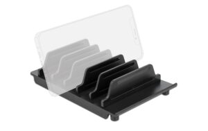 Delock Geräteständer Schwarz 6x Tablets oder Smartsphones