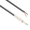 Skytronic CX410-6 Lautsprecherkabel 6.3 mono - offen, 6.0m