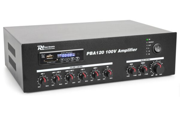 1141809_3 - Mediatech Power Dynamics PBA120 100V Verstärker 120W, USB/MP3