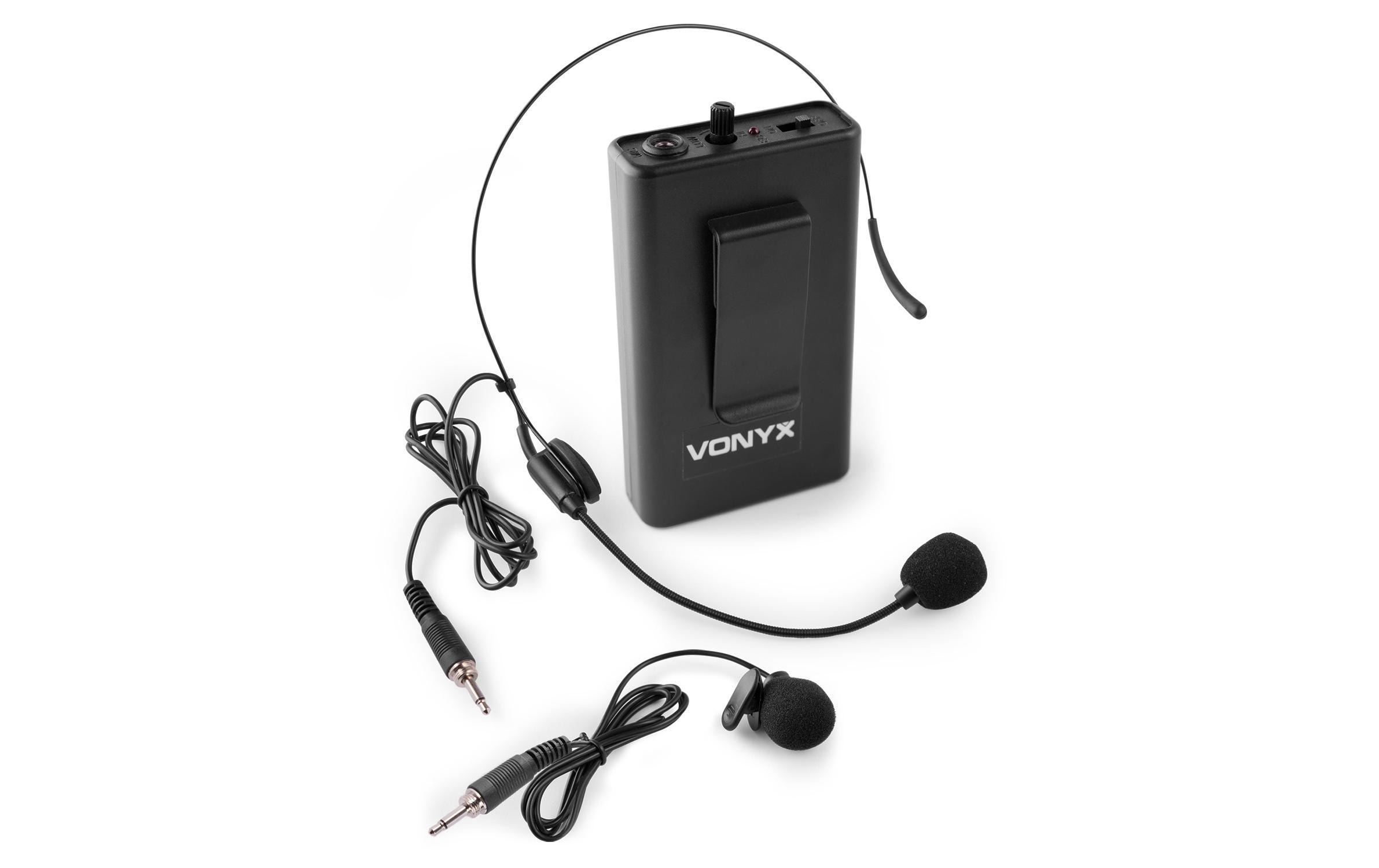 1141869 - Mediatech Vonyx BP10 Taschensenderset UHF, 863.1 MHz kaufen Schweiz | Mediatech.ch