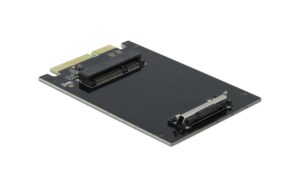Delock SATA 22PIN zu mSATA Slot Adapter mSATA SSD, Masse: 80mm x 51mm x 5mm