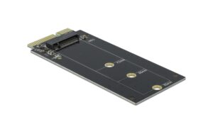 Delock SATA 22PIN zu M.2 Key B Slot Adapter M.2 SSD, Masse: 97mm x 45mm x 4mm