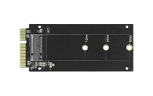 Delock SATA 22PIN zu M.2 Key B Slot Adapter M.2 SSD, Masse: 97mm x 45mm x 4mm