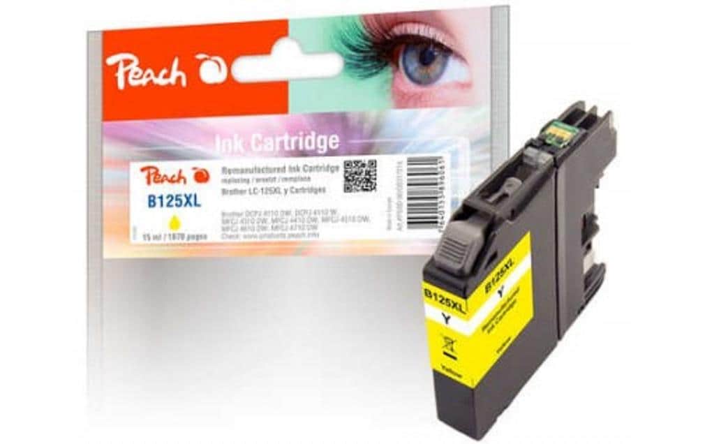 1142469 - Mediatech Peach Tinte Brother LC-125XL 15 ml, yellow kaufen Schweiz | Mediatech.ch