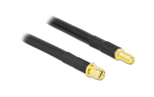 Delock LTE-Antennenkabel, 0.31dB/m SMA Stecker - SMA Buchs CFD300, 2m