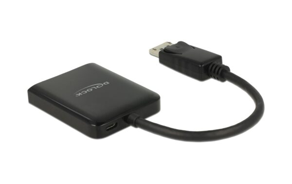 1142919_2 - Mediatech Delock DP 1.4 Splitter,1x DP zu 2xHDMI, MST 4K bis 30Hz, schwarz, DP Alternate Mode