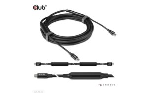 1145717_3 - Mediatech Club 3D, USB 3.2 GEN 2 TYPE-C to C ACTIVE 5.0 Meter, 8K60HZ, 10Gbps, PD