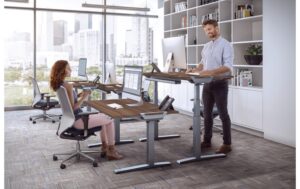 Fellowes Levado Tischplatte walnuss, 160x80cm