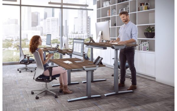 Fellowes Levado Tischplatte walnuss, 160x80cm