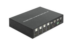 Delock 4 Port HDMI Multiview Switch, 1920x1080/60Hz