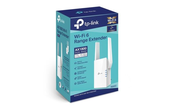 1154833_4 - Mediatech TP-Link TL-RE605X: WLAN-AX Repeater 1800 AX, Repeater Taste, Repeater Modus
