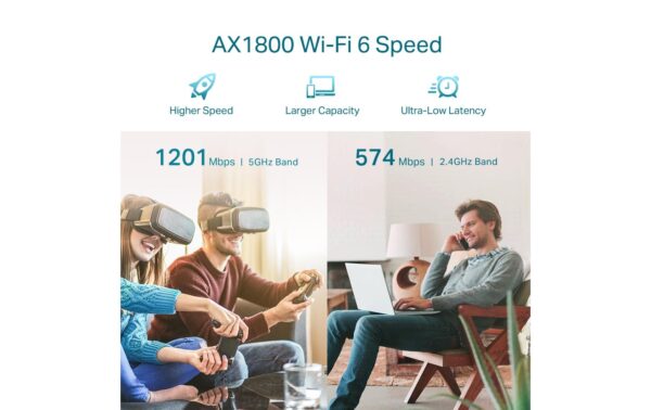 1154833_6 - Mediatech TP-Link TL-RE605X: WLAN-AX Repeater 1800 AX, Repeater Taste, Repeater Modus