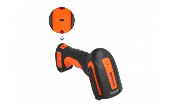 Delock 90507 Bluetooth Barcode Scanner 1D + 2D, Bluetooth oder USB