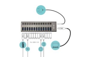i-tec USB 3.0 Charging Hub 13P mit ext. Adapter 60W