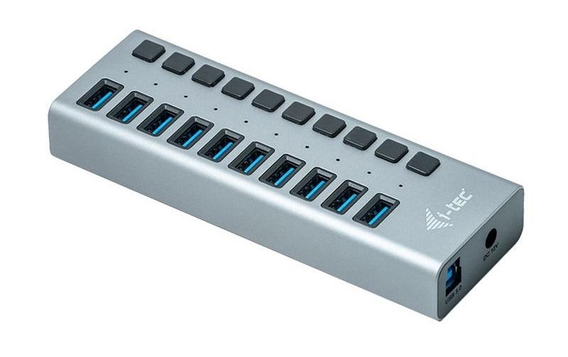 1155347 - Mediatech i-tec USB 3.0 Charging Hub 10P mit ext. Adapter 48W kaufen Schweiz | Mediatech.ch