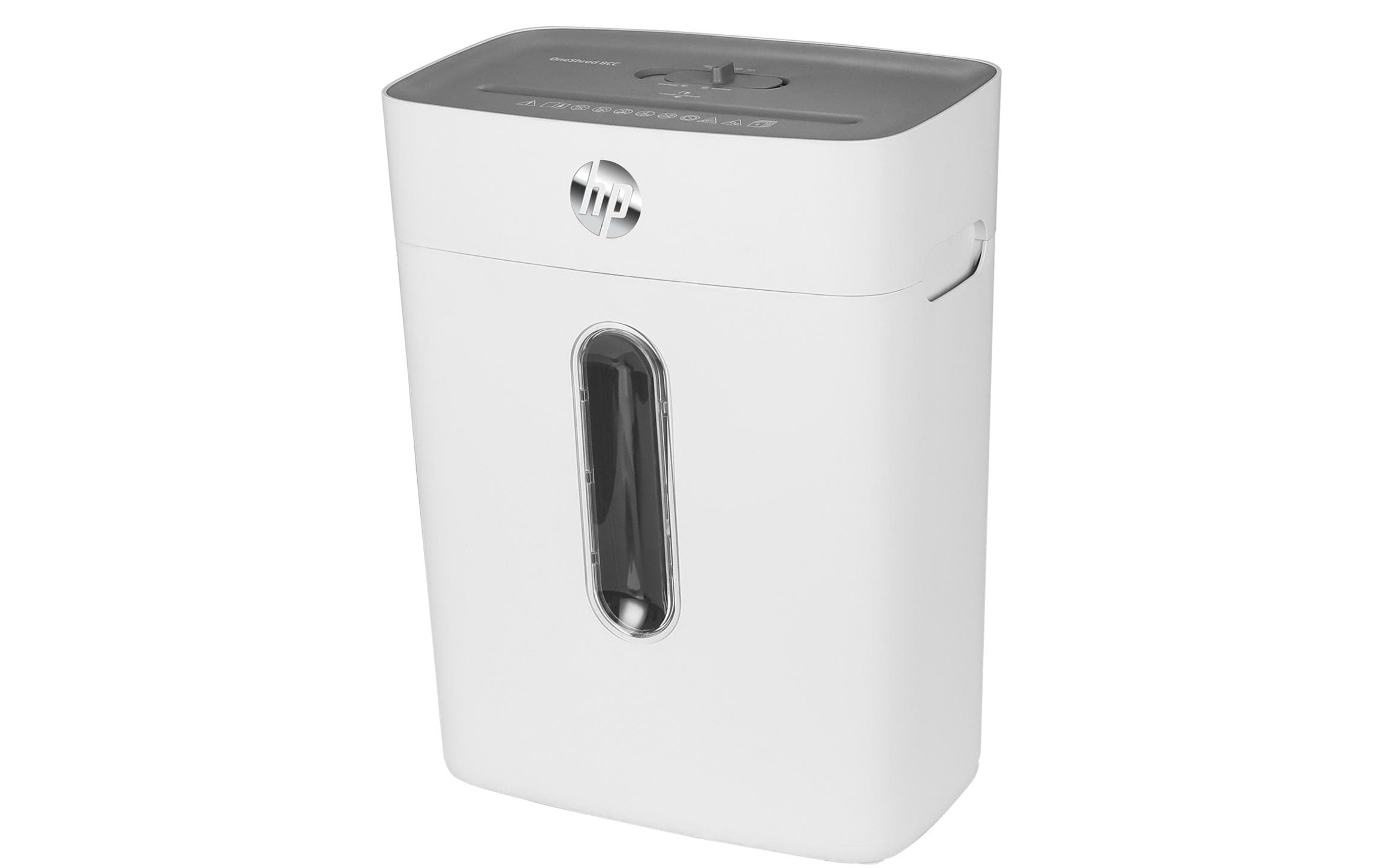 1155835_1 - Mediatech HP Aktenvernichter OneShred 8CC bis 8 Blatt, 15 Liter, Sicherheitsstufe 4