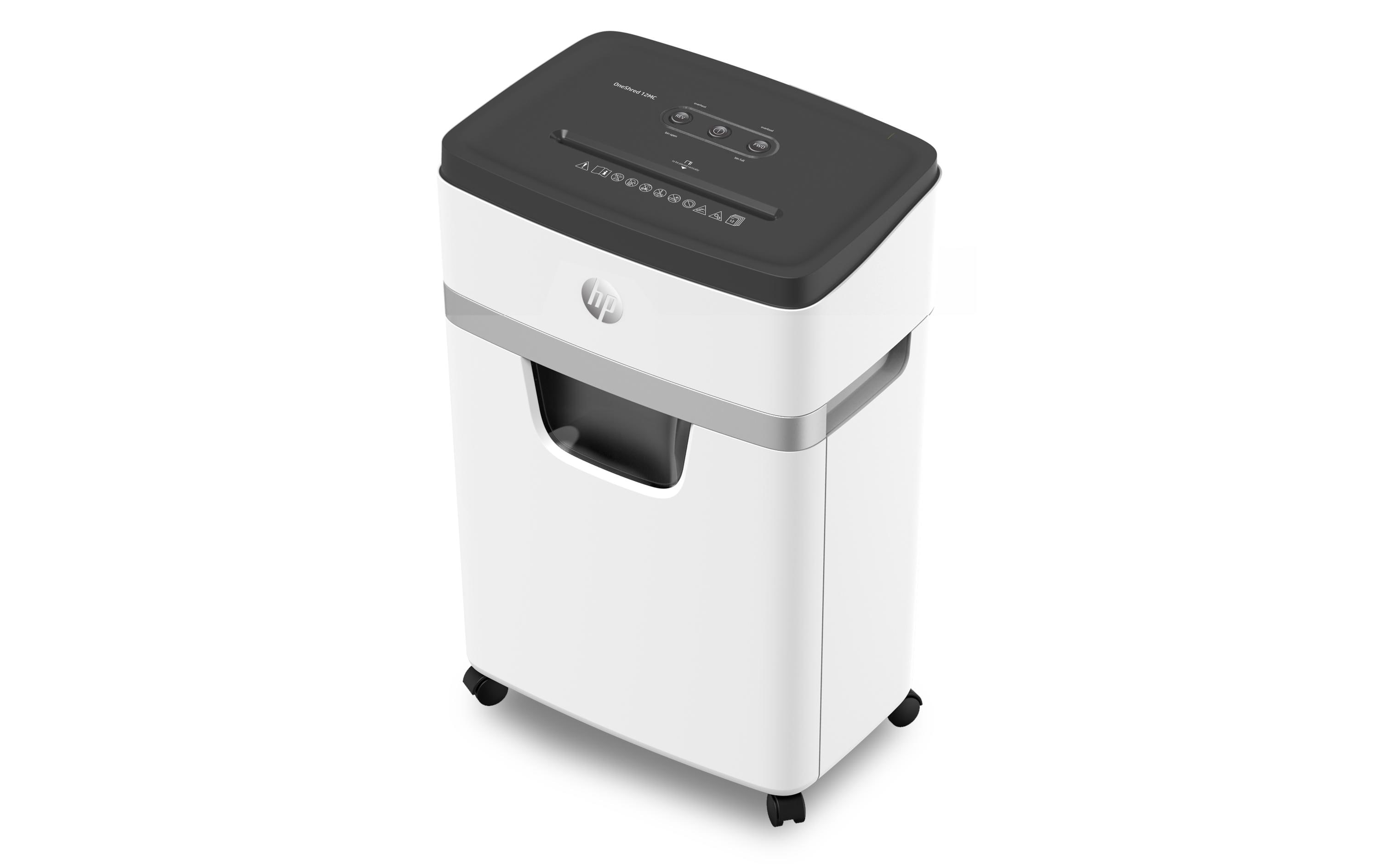 1155840_1 - Mediatech HP Aktenvernichter OneShred 12MC bis 12 Blatt, 25 Liter, Sicherheitsstufe 5