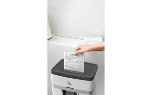 1155840_6 - Mediatech HP Aktenvernichter OneShred 12MC bis 12 Blatt, 25 Liter, Sicherheitsstufe 5