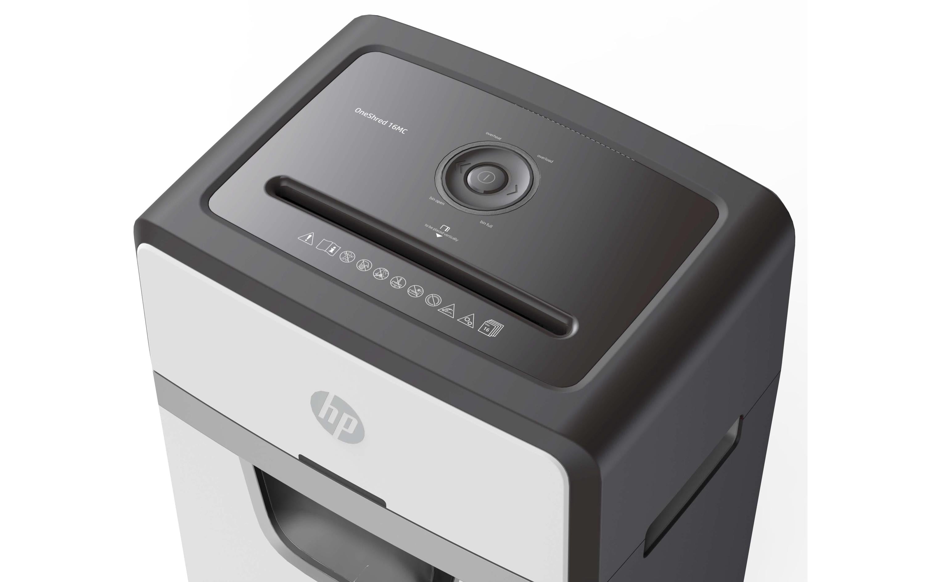 1155842_1 - Mediatech HP Aktenvernichter OneShred 16MC bis 16 Blatt, 30 Liter, Sicherheitsstufe 5