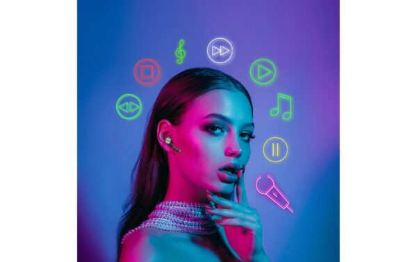 1156282_2 - Mediatech 4smarts Pebble True Wireless In-Ear pink. BT 5.0. bis 16h Akku, Mic, touch