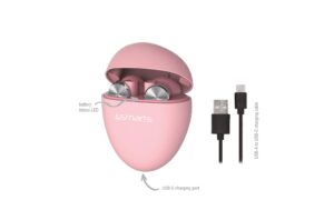 1156282_3 - Mediatech 4smarts Pebble True Wireless In-Ear pink. BT 5.0. bis 16h Akku, Mic, touch