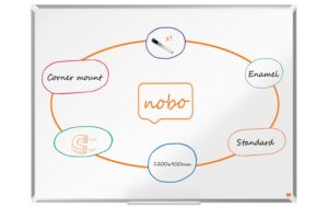 1162772_1 - Mediatech Nobo Premium Plus Whiteboard Emaille 90x120cm