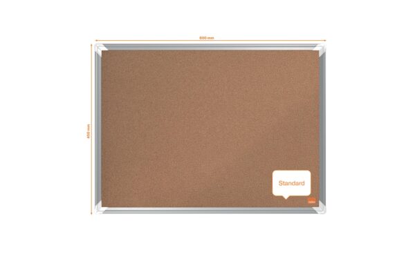 1162824_3 - Mediatech Nobo Premium Plus Kork-Notiztafel 45x60cm