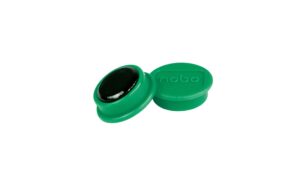 Nobo Magnet rund 13mm, 10 Stk. für ein Blatt, grün