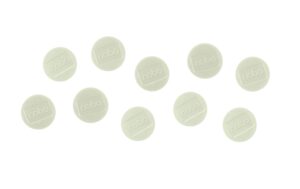 Nobo Magnet rund 32mm, 10 Stk. für bis zu 7 Blatt, weiss