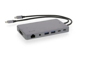 1164362 - Mediatech LMP USB-C Display Dock 2 4K 12Port Space Gr HDMI, mini DP,DVI,VGA,Ethernet,USB3.0