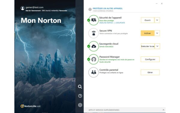 Norton 360 for Gamers ESD, Vollversion, 3 PC, 1J, ML