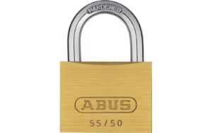 ABUS 55/50 vs. Vorhangschloss Gold