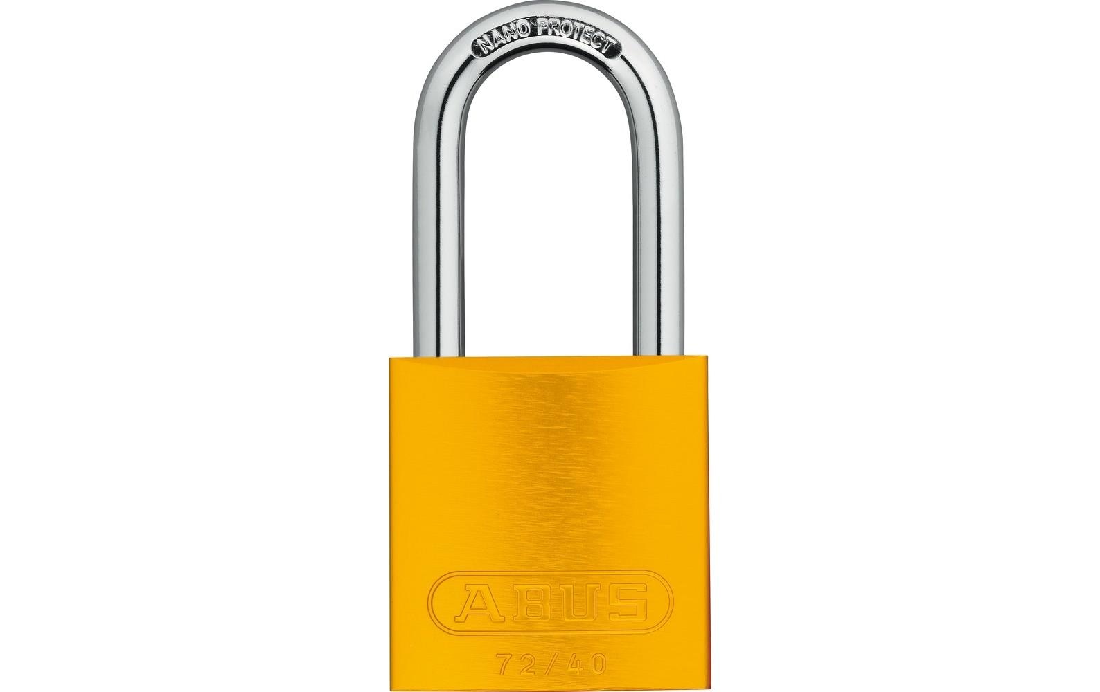 1169266 - Mediatech ABUS 72/40HB40 gelb vs. Vorhangschloss kaufen Schweiz | Mediatech.ch